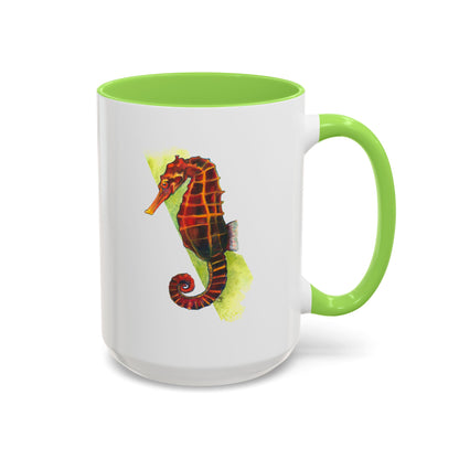 Spicy Seahorse Ceramic Mug (15oz)