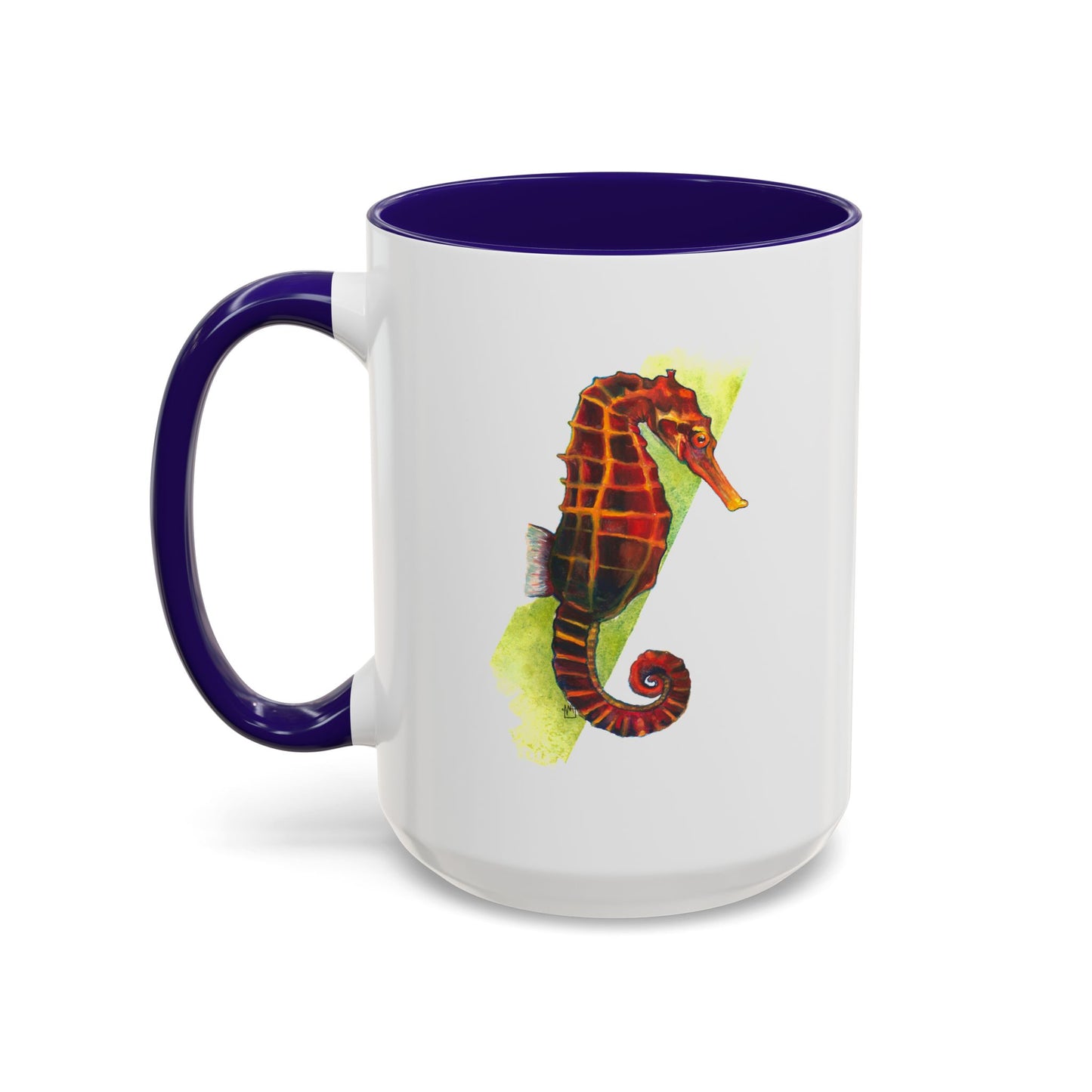 Spicy Seahorse Ceramic Mug (15oz)