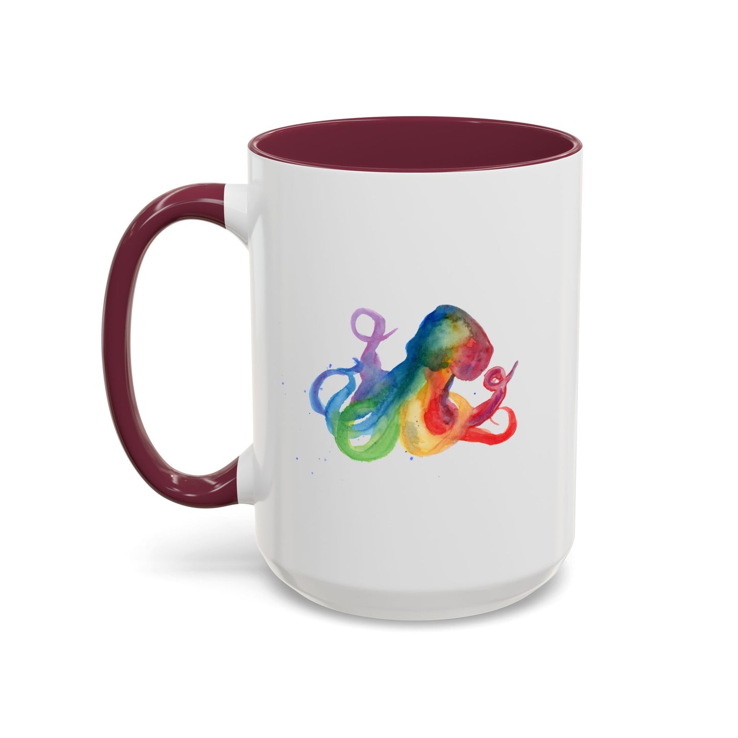 Colorful Octopus Ceramic Mug (15oz)