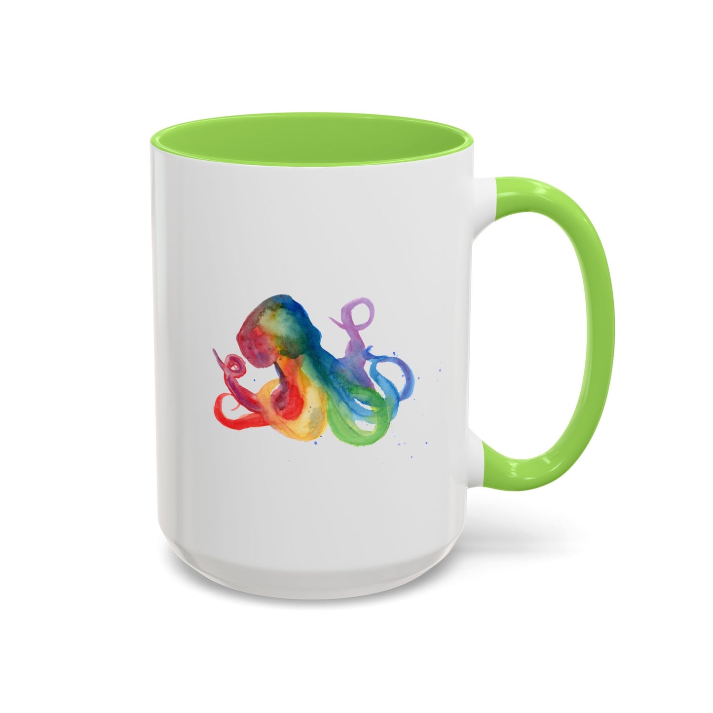 Colorful Octopus Ceramic Mug (15oz)