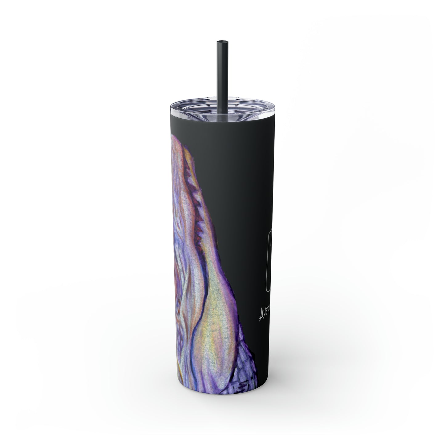 20oz Mardi Gras Gator Tumbler