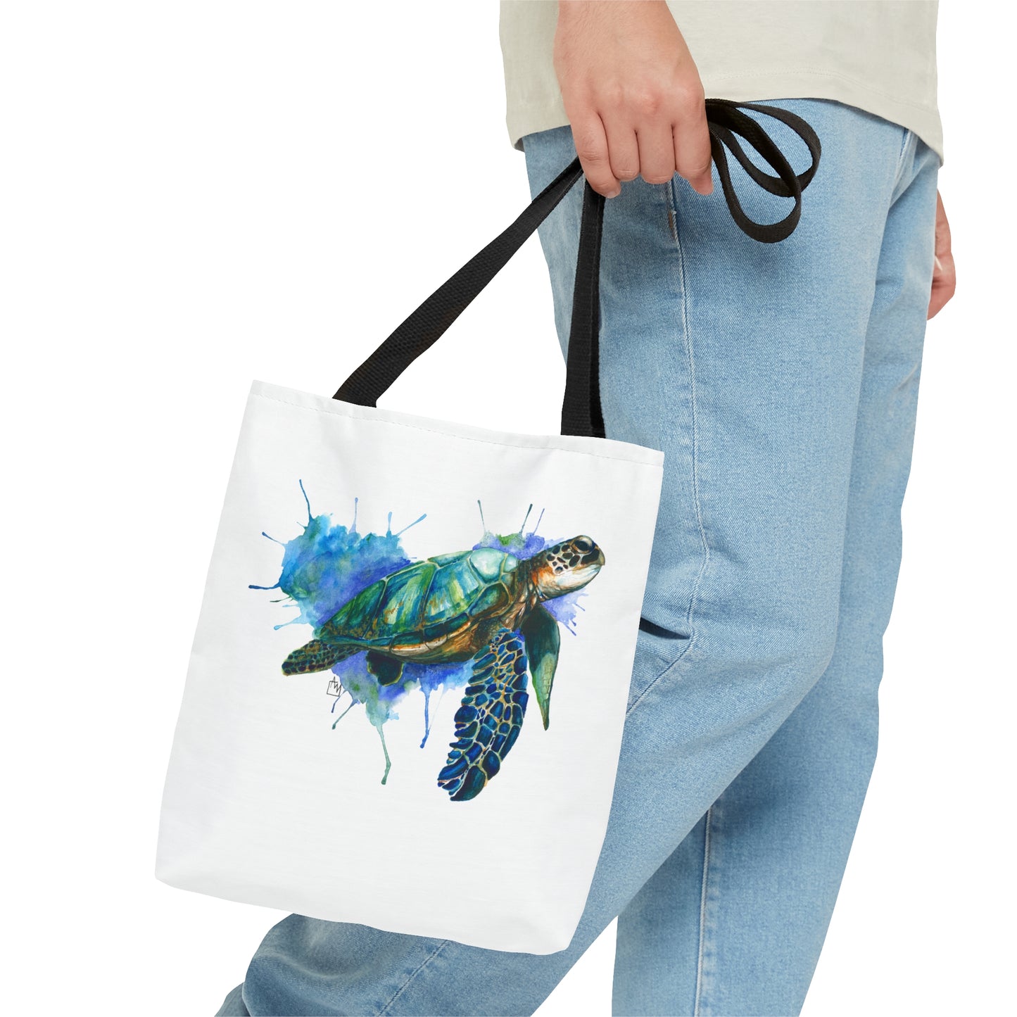 Green Sea Turtle Tote Bag