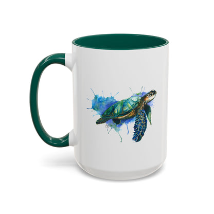 Sea Turtle Ceramic Mug (15oz)