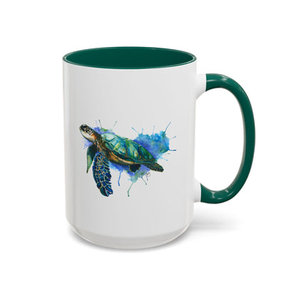 Sea Turtle Ceramic Mug (15oz)