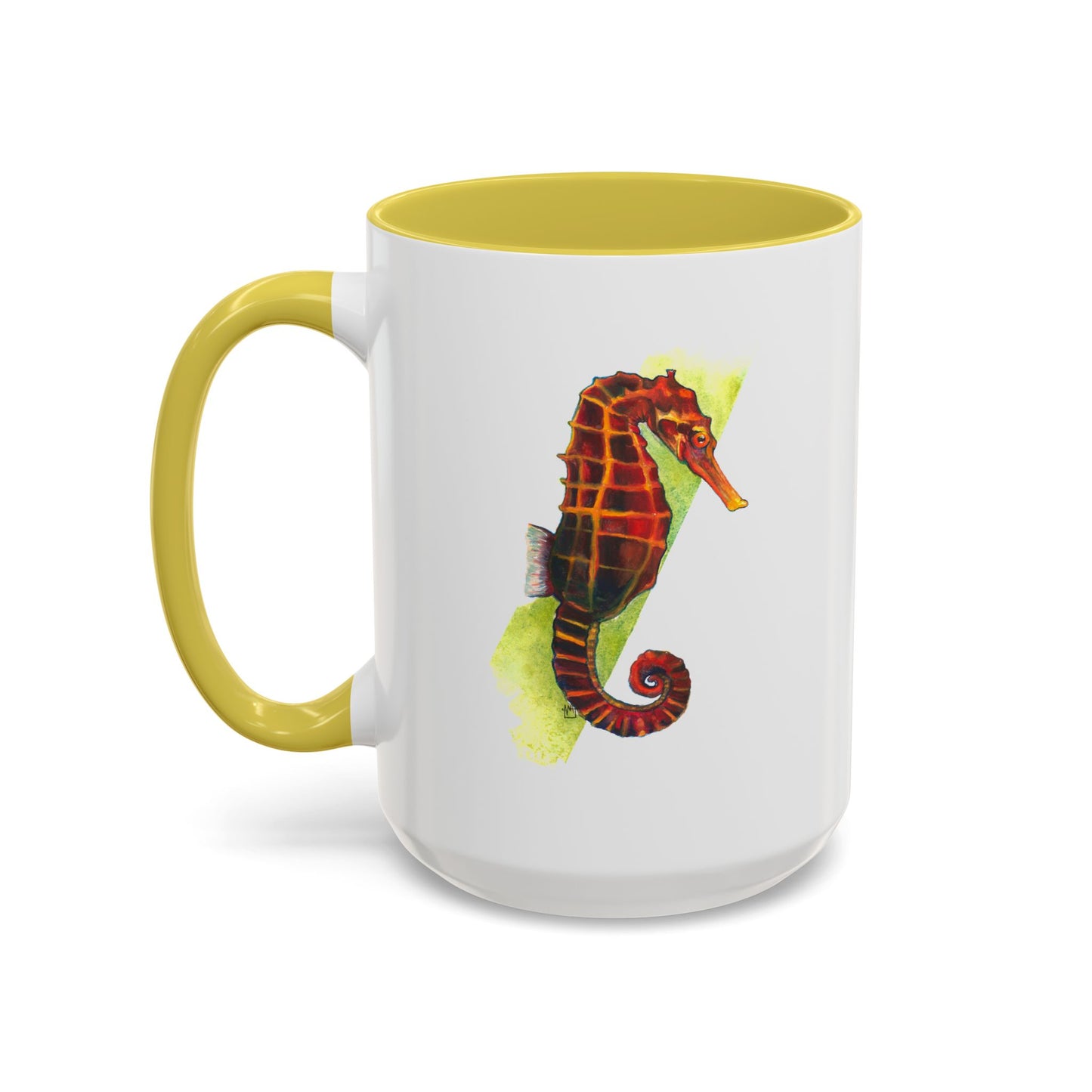 Spicy Seahorse Ceramic Mug (15oz)