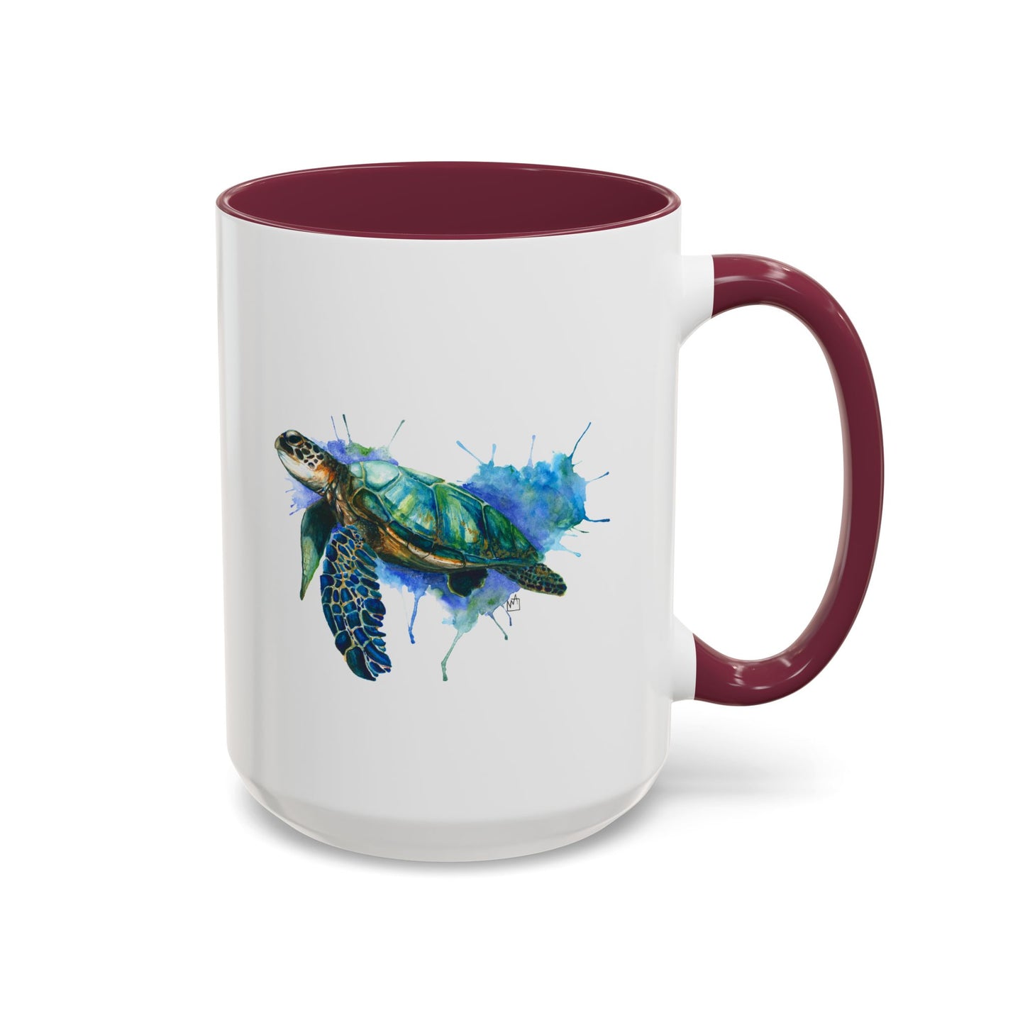 Sea Turtle Ceramic Mug (15oz)