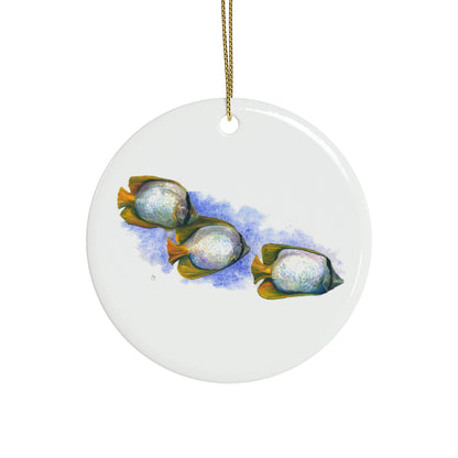 Butterfly Fish Ceramic Ornaments