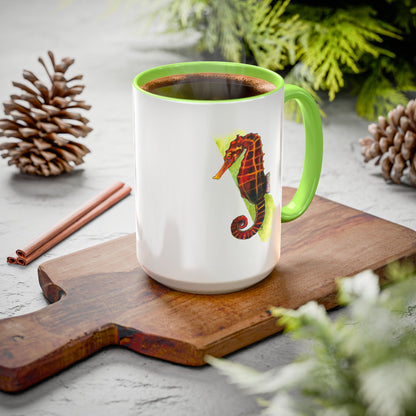 Spicy Seahorse Ceramic Mug (15oz)