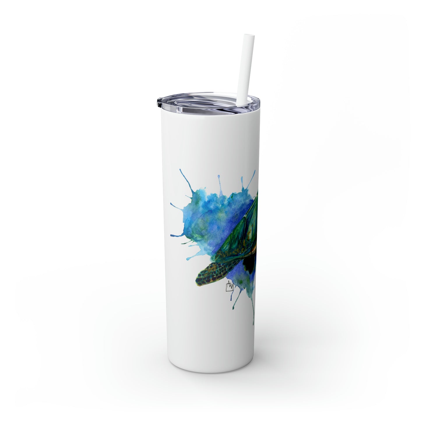 Sea Turtle Tumbler with Straw, 20oz