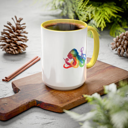 Colorful Octopus Ceramic Mug (15oz)