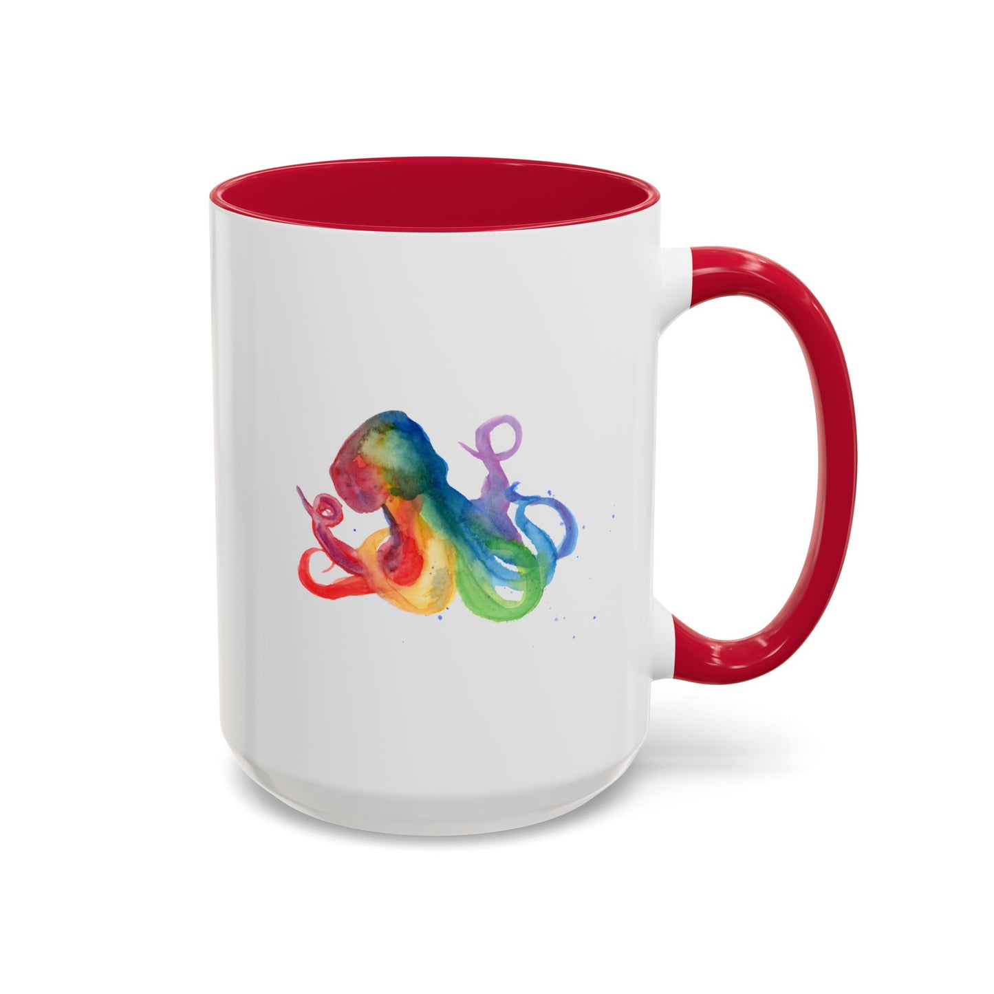 Colorful Octopus Ceramic Mug (15oz)