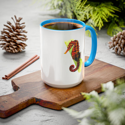 Spicy Seahorse Ceramic Mug (15oz)