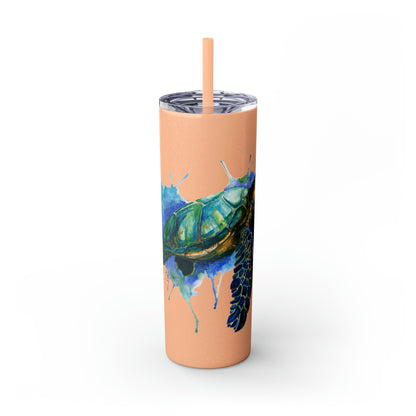 Sea Turtle Tumbler with Straw, 20oz