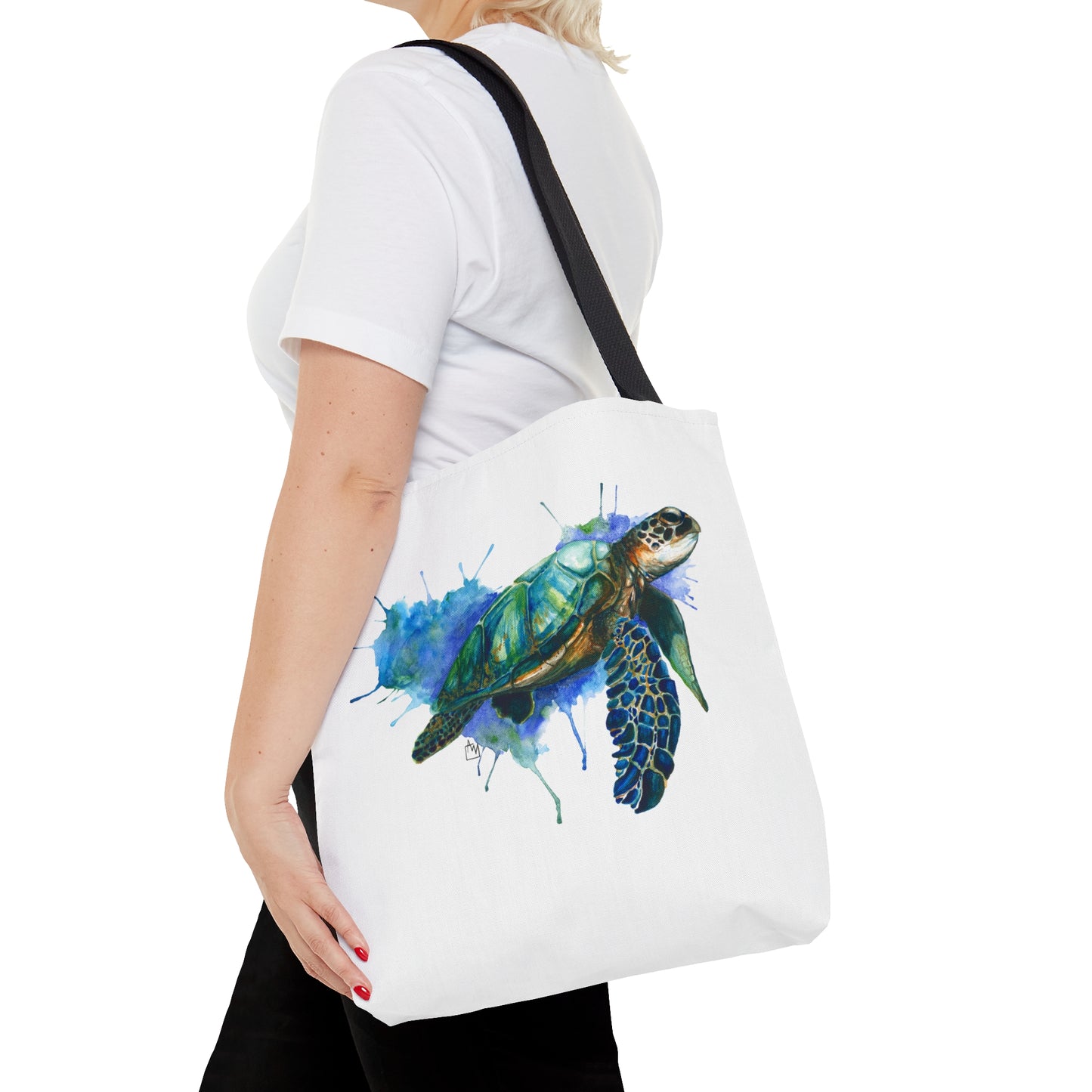 Green Sea Turtle Tote Bag