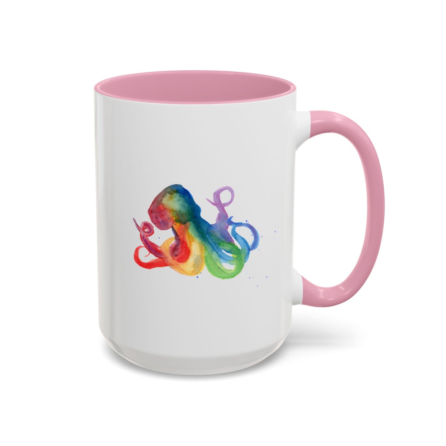 Colorful Octopus Ceramic Mug (15oz)