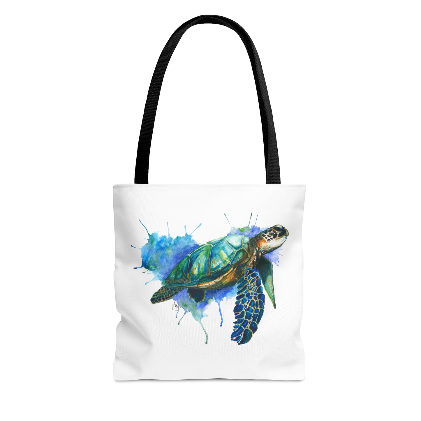 Green Sea Turtle Tote Bag