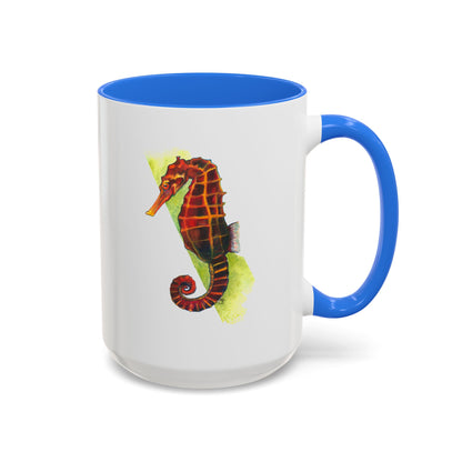 Spicy Seahorse Ceramic Mug (15oz)