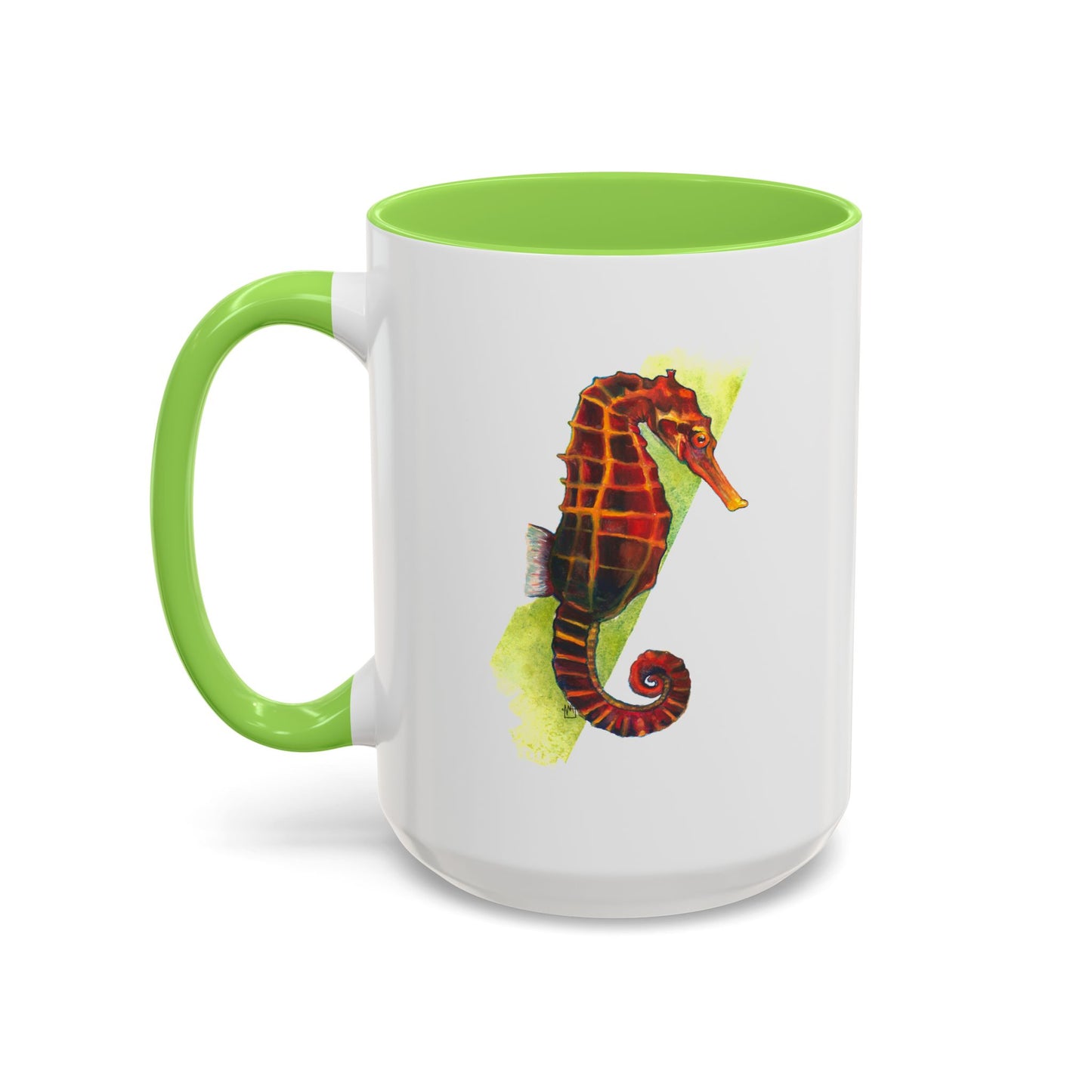 Spicy Seahorse Ceramic Mug (15oz)