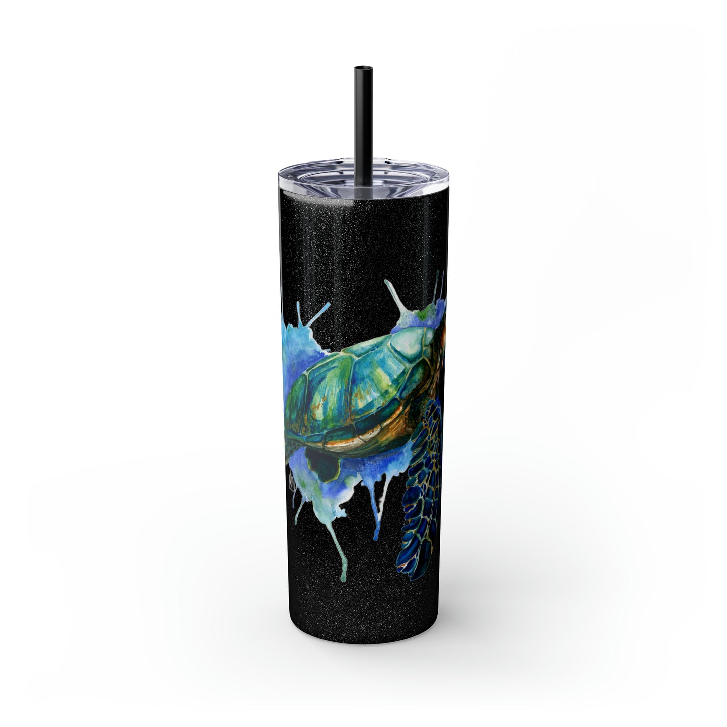 Sea Turtle Tumbler with Straw, 20oz