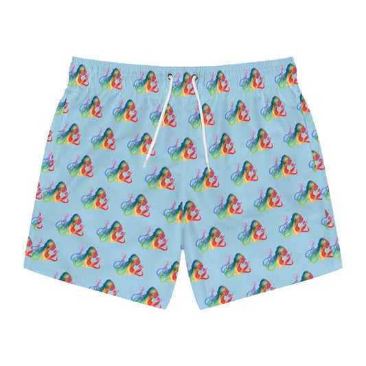 Colorful Octopus Swim Trunks