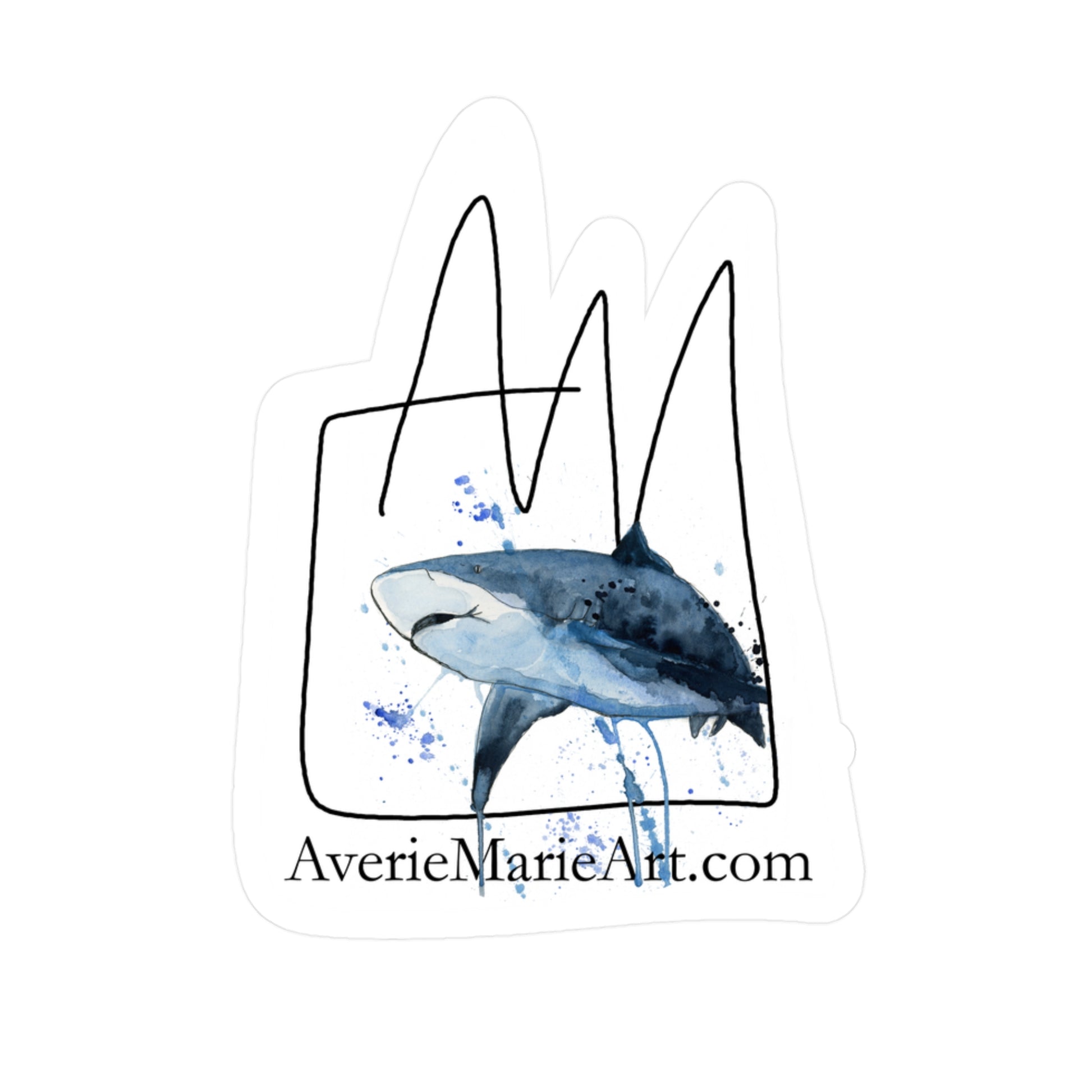 Indigos UG Sticker - Adesivo per auto - JDM - Die Cut - Shark - 149 X 82 mm Indigos UG Sticker - Adesivo per auto - JDM - Die Cut - Shark - 149 X 82 mm