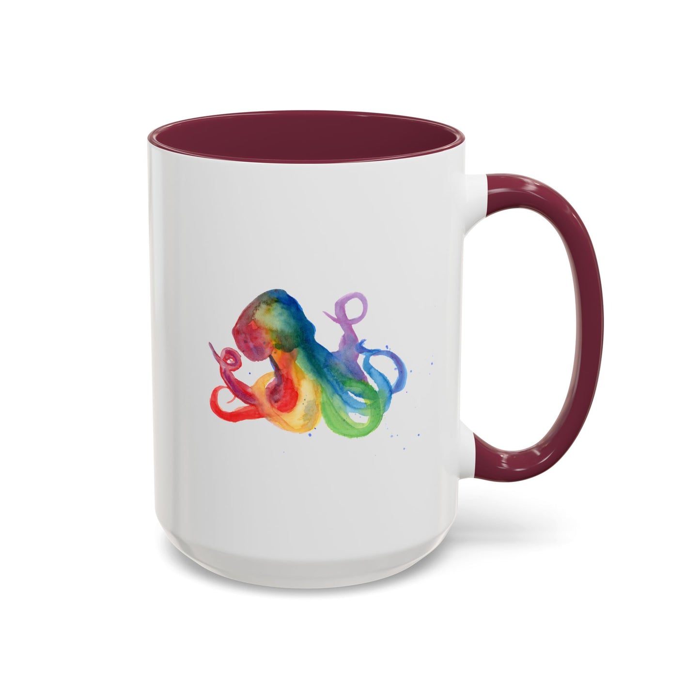 Colorful Octopus Ceramic Mug (15oz)