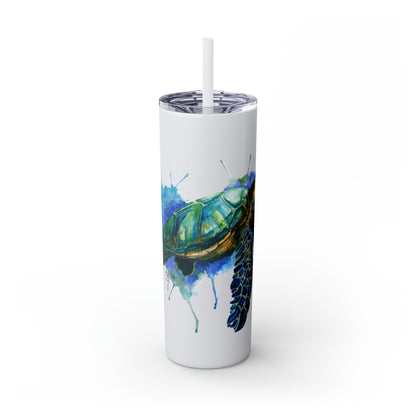 Sea Turtle Tumbler with Straw, 20oz