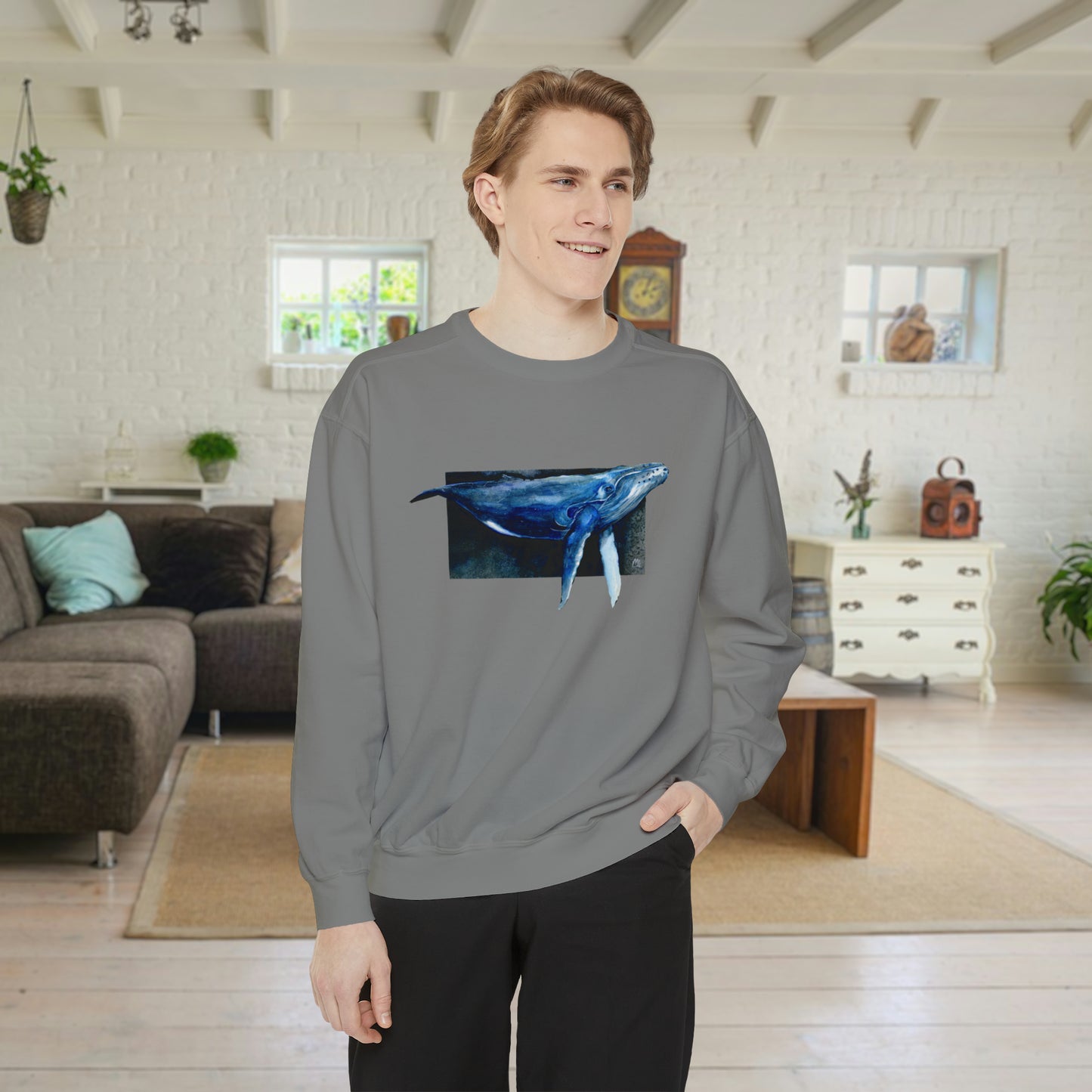 Blue Whale Sweatshirt