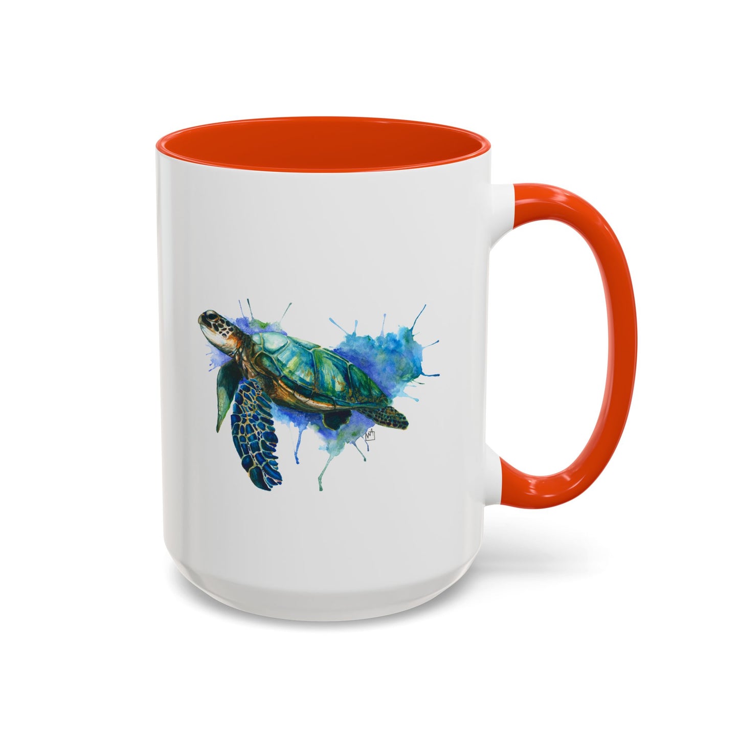 Sea Turtle Ceramic Mug (15oz)