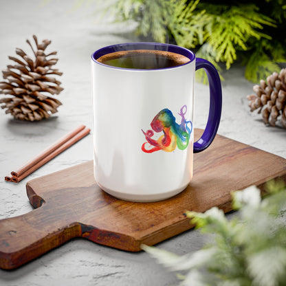 Colorful Octopus Ceramic Mug (15oz)