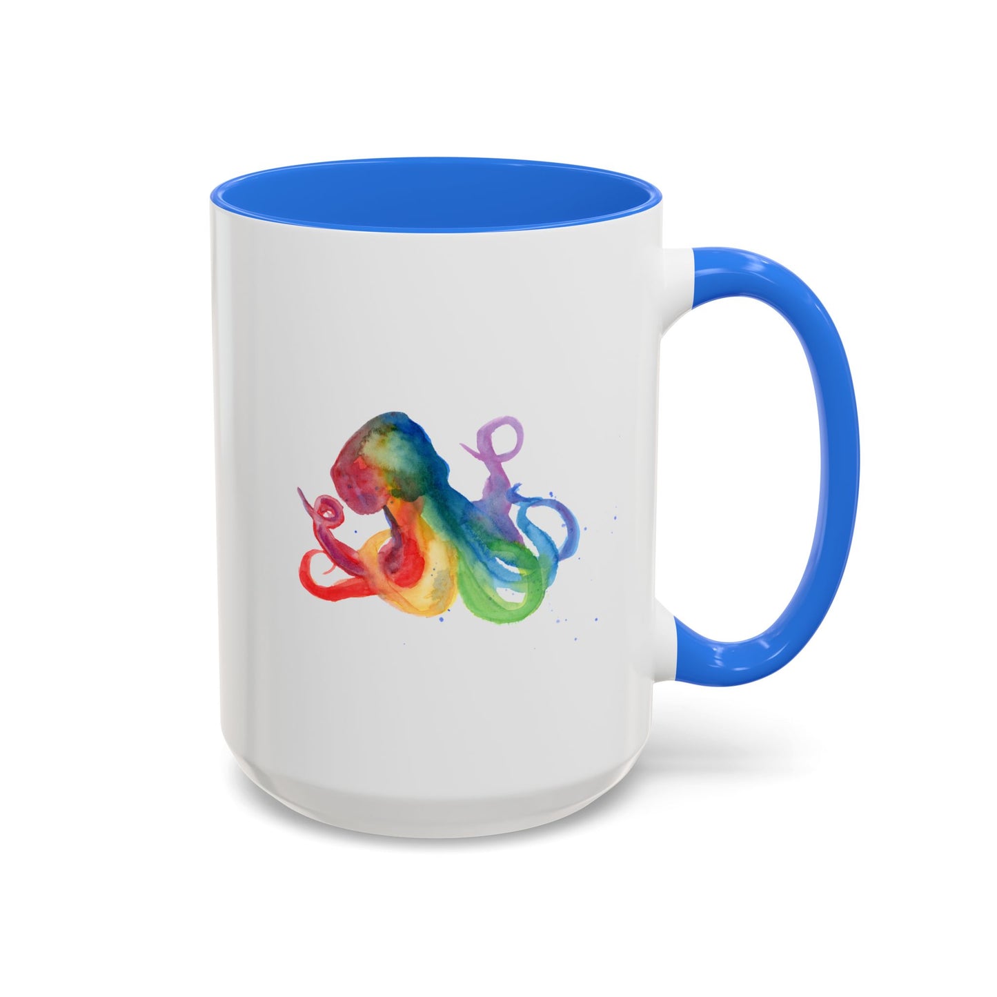 Colorful Octopus Ceramic Mug (15oz)