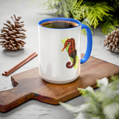 Spicy Seahorse Ceramic Mug (15oz)