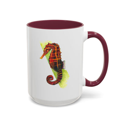 Spicy Seahorse Ceramic Mug (15oz)