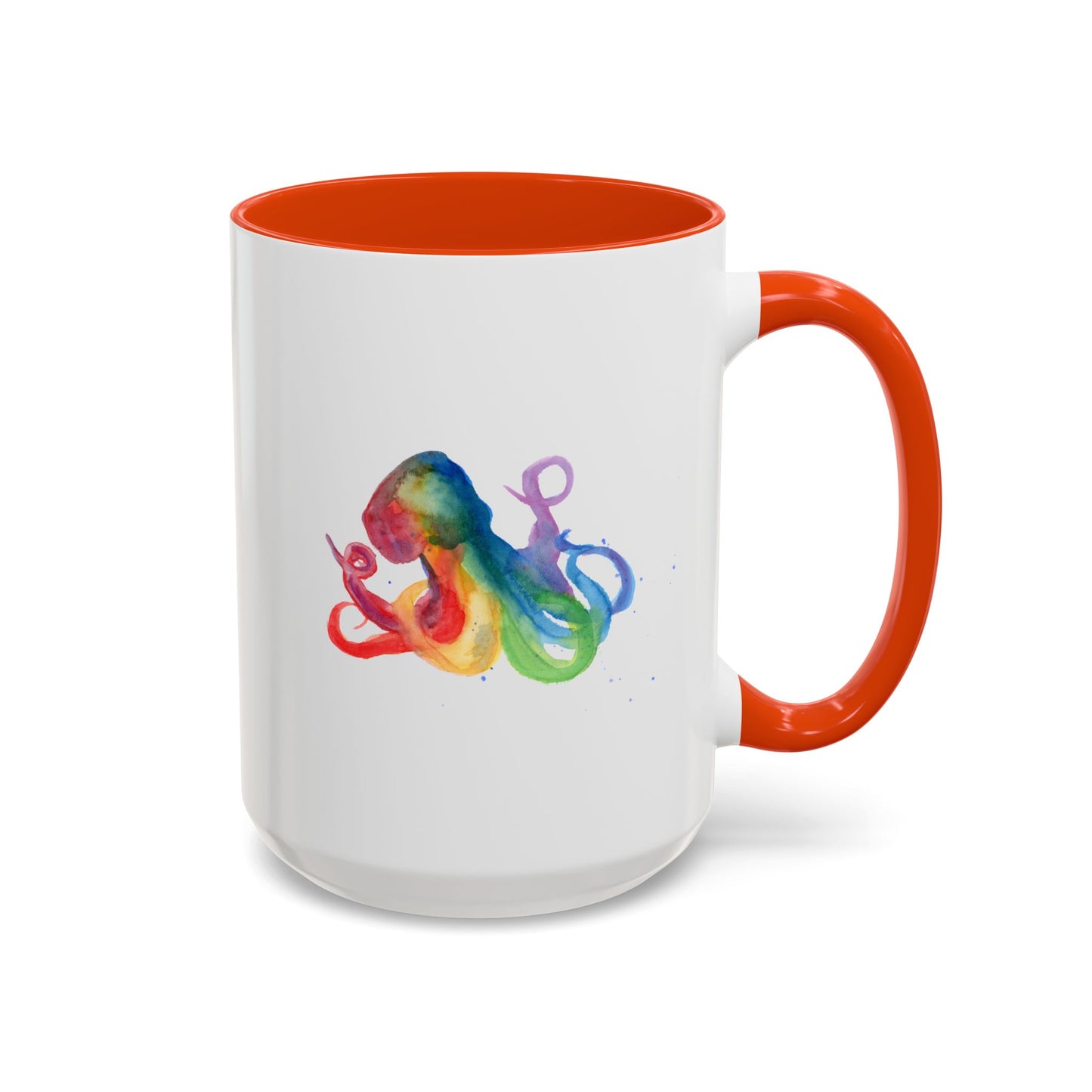 Colorful Octopus Ceramic Mug (15oz)