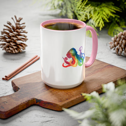 Colorful Octopus Ceramic Mug (15oz)
