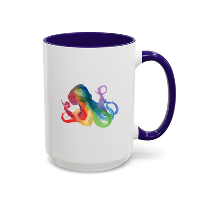 Colorful Octopus Ceramic Mug (15oz)