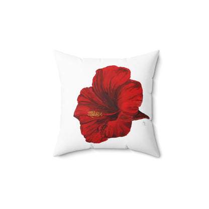 Hibiscus Square Pillow