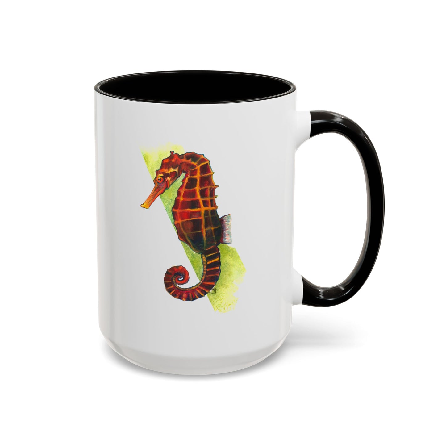 Spicy Seahorse Ceramic Mug (15oz)
