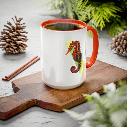Spicy Seahorse Ceramic Mug (15oz)