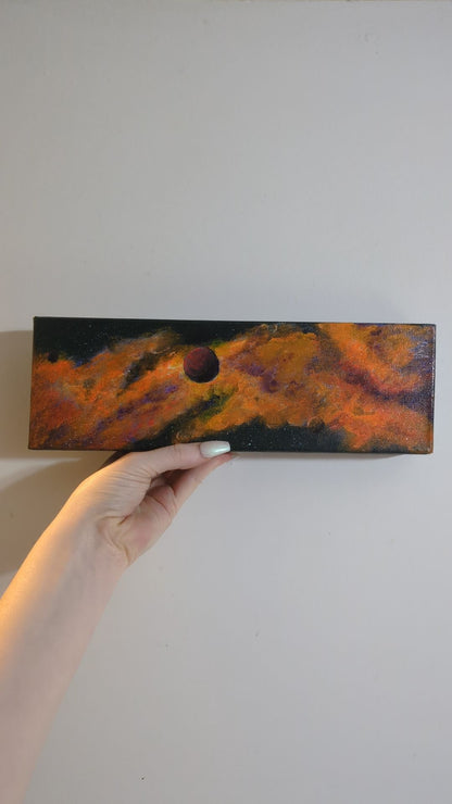 Sun Kissed Galaxy Acrylic  Painting (Original)