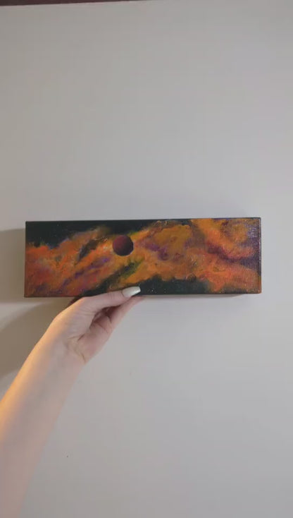 Sun Kissed Galaxy Acrylic  Painting (Original)